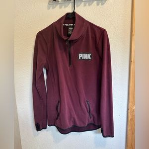 Women’s Pink Quarter zip sweatshirt, size small
